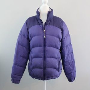 Purple LL Bean Down Coat